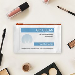 Goclean1 Cosmetic Bag (Small) from ArtsNow.com Front