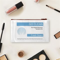 Goclean1 Cosmetic Bag (Small) from ArtsNow.com Back