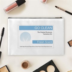 Goclean1 Cosmetic Bag (Large) from ArtsNow.com Back