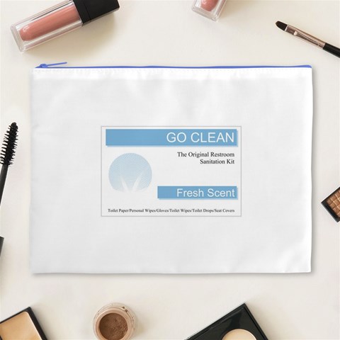 Goclean1 Cosmetic Bag (XL) from ArtsNow.com Front