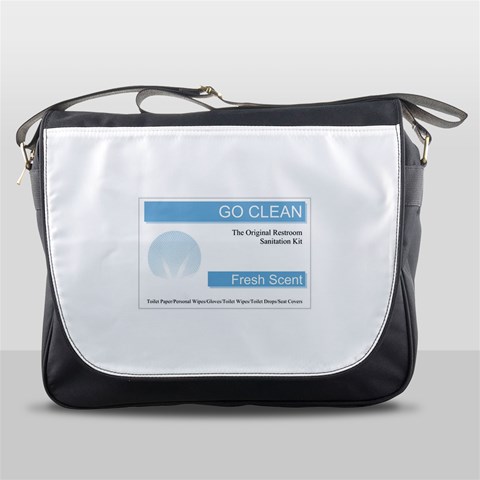 Goclean1 Messenger Bag from ArtsNow.com Front