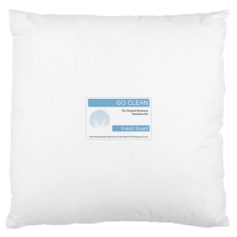 Goclean1 Large Cushion Case (One Side) from ArtsNow.com Front