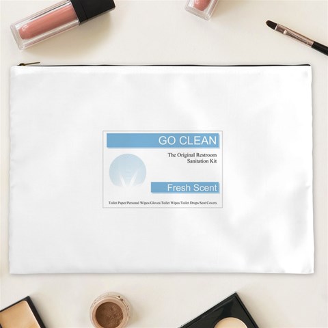 Goclean1 Cosmetic Bag (XXL) from ArtsNow.com Front