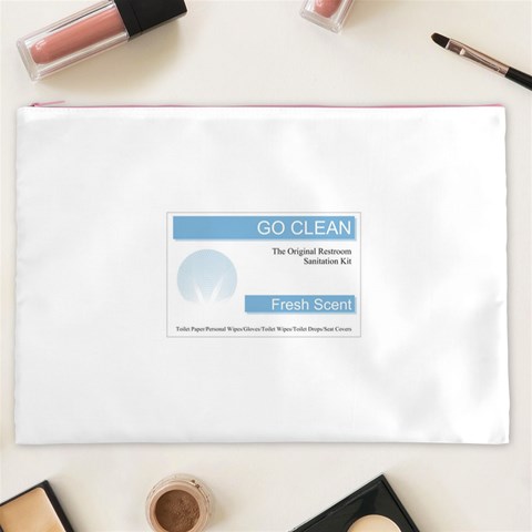 Goclean1 Cosmetic Bag (XXL) from ArtsNow.com Front