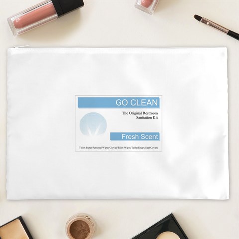 Goclean1 Cosmetic Bag (XXL) from ArtsNow.com Front