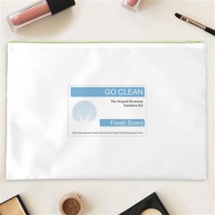 Goclean1 Cosmetic Bag (XXL) from ArtsNow.com Back