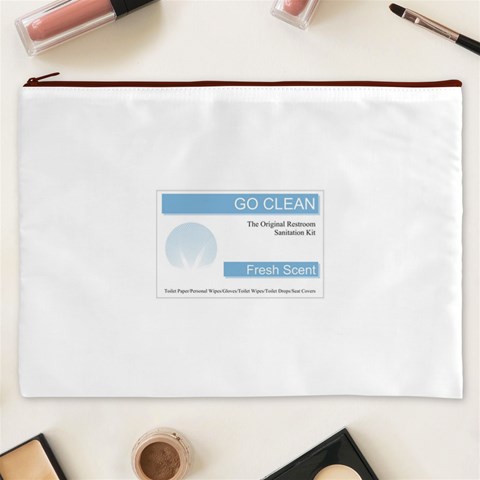 Goclean1 Cosmetic Bag (XXXL) from ArtsNow.com Front