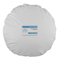 Goclean1 18  Premium Round Cushion  from ArtsNow.com Front