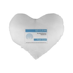 Goclean1 16  Premium Heart Shape Cushion  from ArtsNow.com Back