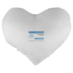 Goclean1 19  Premium Heart Shape Cushion from ArtsNow.com Back