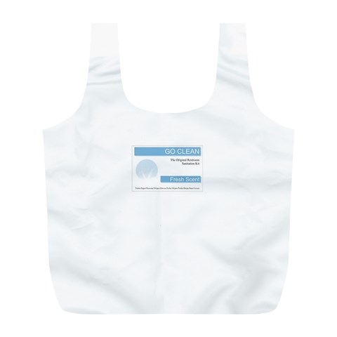 Goclean1 Full Print Recycle Bag (L) from ArtsNow.com Front