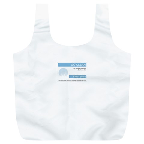 Goclean1 Full Print Recycle Bag (XL) from ArtsNow.com Front