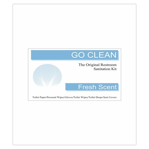 Goclean1 Drawstring Pouch (Small) from ArtsNow.com Front