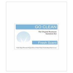 Goclean1 Drawstring Pouch (Small) from ArtsNow.com Back