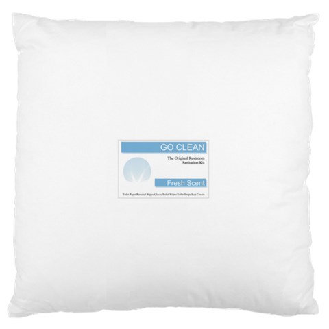 Goclean1 Large Flano Cushion Case (Two Sides) from ArtsNow.com Front