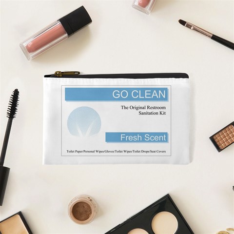 Goclean1 Cosmetic Bag (XS) from ArtsNow.com Front