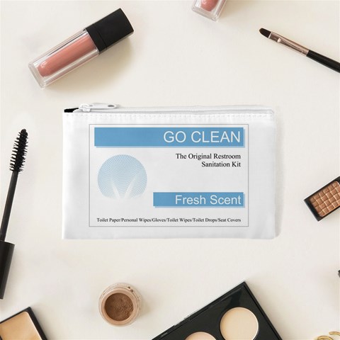 Goclean1 Cosmetic Bag (XS) from ArtsNow.com Front