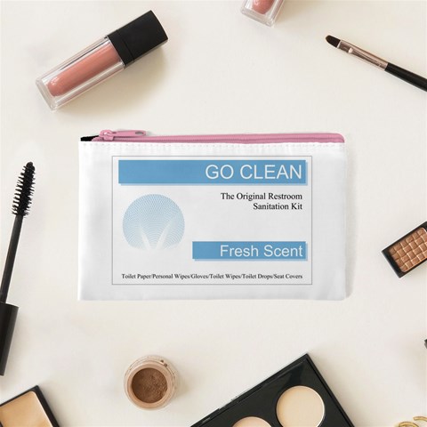 Goclean1 Cosmetic Bag (XS) from ArtsNow.com Front