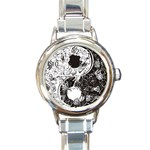 Stressfear Round Italian Charm Watch