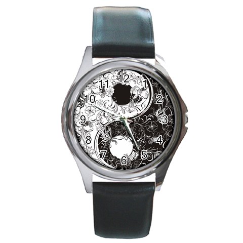 Stressfear Round Metal Watch from ArtsNow.com Front