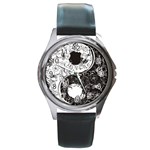 Stressfear Round Metal Watch