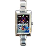 super_mario_bros_z_promo_by_alvin_earthworm Rectangular Italian Charm Watch