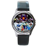 super_mario_bros_z_promo_by_alvin_earthworm Round Metal Watch