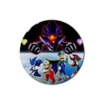 super_mario_bros_z_promo_by_alvin_earthworm Rubber Round Coaster (4 pack)
