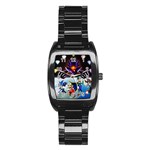 super_mario_bros_z_promo_by_alvin_earthworm Men s Stainless Steel Barrel Analog Watch