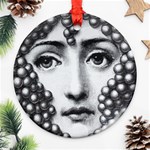 Fornasetti Round Christmas Ornament Ornament (Round)