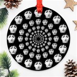 Fornasetti Round Christmas Ornament Ornament Ornament (Round)