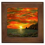 Alyssa s Sunset Framed Tile