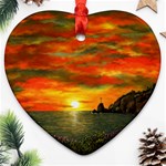 Alyssa s Sunset Ornament (Heart)