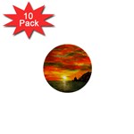 Alyssa s Sunset 1  Mini Button (10 pack) 