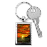 Alyssa s Sunset Key Chain (Rectangle)