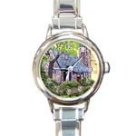 Essex Lighthouse   Ave Hurley   Pillow Round Italian Charm Watch