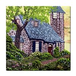 Essex Lighthouse   Ave Hurley   Pillow Tile Coaster