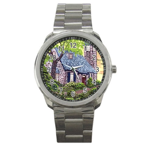 Essex Lighthouse   Ave Hurley   Pillow Sport Metal Watch from ArtsNow.com Front