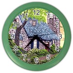 Essex Lighthouse   Ave Hurley   Pillow Color Wall Clock