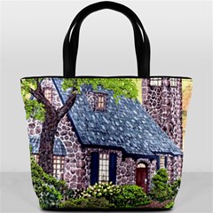 Essex Lighthouse   Ave Hurley   Pillow Bucket Bag from ArtsNow.com Front