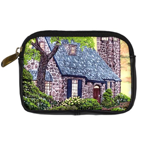 Essex Lighthouse   Ave Hurley   Pillow Digital Camera Leather Case from ArtsNow.com Front