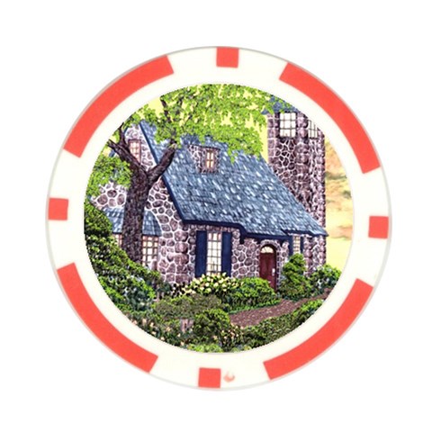 Essex Lighthouse   Ave Hurley   Pillow Poker Chip Card Guard (10 pack) from ArtsNow.com Front