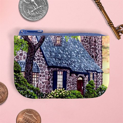 Essex Lighthouse   Ave Hurley   Pillow Mini Coin Purse from ArtsNow.com Front