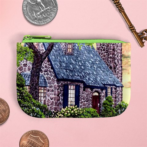 Essex Lighthouse   Ave Hurley   Pillow Mini Coin Purse from ArtsNow.com Front