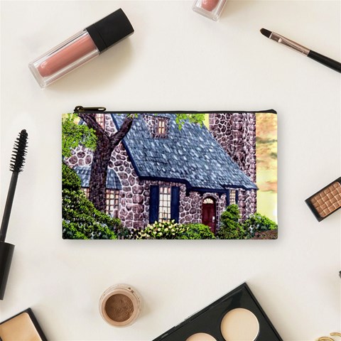 Essex Lighthouse   Ave Hurley   Pillow Cosmetic Bag (Small) from ArtsNow.com Front