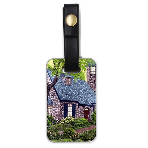 Essex Lighthouse   Ave Hurley   Pillow Luggage Tag (one side) from ArtsNow.com Front