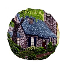 Essex Lighthouse   Ave Hurley   Pillow 15  Premium Round Cushion  from ArtsNow.com Back