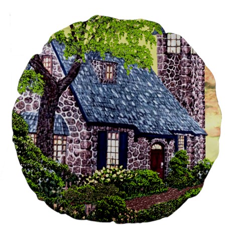 Essex Lighthouse   Ave Hurley   Pillow 18  Premium Round Cushion  from ArtsNow.com Front