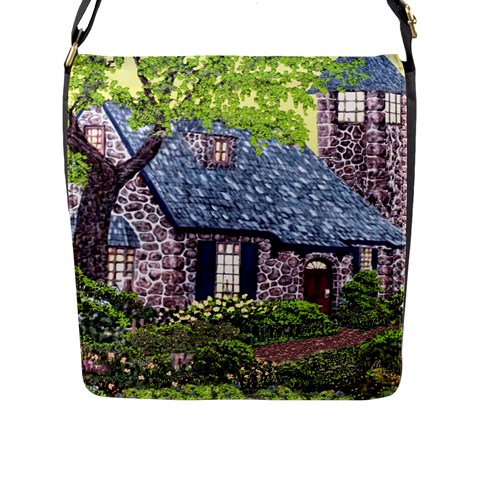 Essex Lighthouse   Ave Hurley   Pillow Flap Closure Messenger Bag (Large) from ArtsNow.com Front
