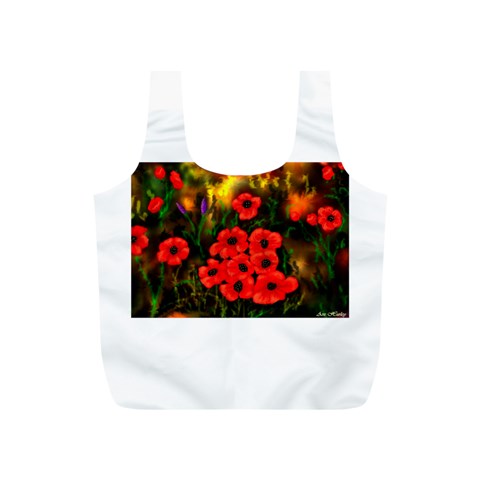 Poppies    Ave Hurley   5x7 Full Print Recycle Bag (S) from ArtsNow.com Back